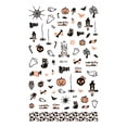 thumbnail image 1 of EGNMCR Nail Stickers Halloween Nail Sticker Skull Doodle Sticker The Stickers, 1 of 1