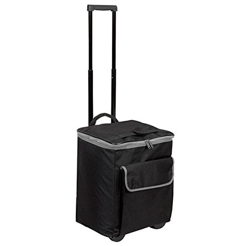 Bellino Rolling Show Case, Black, One Size
