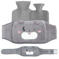 thumbnail image 1 of Hot Water Bottle 1L Hot Water Bag  with Waist Cover Wearable - Hot Compress  Pain Relief  Heat Therapy  Durable Hot Water Bag, 1 of 6