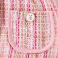 thumbnail image 4 of Penkiiy Ensemble Jupe 3 Pcs pour Tout-Petites Filles Tenue d'Automne Hiver pour Filles Robe Douillette Ensemble de Vêtements avec Béret 5-6 Ans Rose, 4 of 9
