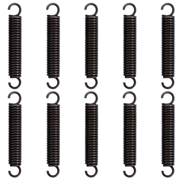 CIMAXIC 10 Pcs Durable Springs Dual Hook Tension Springs Extended Compressed Springs,1.97"X0.28"X0.28"