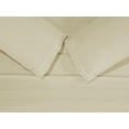 thumbnail image 5 of Comfy Bamboo World 9900 Series Embroidered Bedsheets Sheet Set, King Size, Cream, 5 of 5