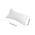 thumbnail image 3 of YIMWNYI Japanese Style Unprinted Pillowcase, Washed Pillow Cover, Polyester Pillowcase, Solid Color Minimalist Bedding, Skin-Friendly Breathable Pillowcase, Fade-Resistant & Pilling-Free Pillowcase, 3 of 6