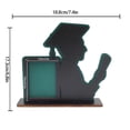 thumbnail image 2 of Graduation Photo Frame Wooden Display Stand Desktop Commemorative Decoration For Boys Academic Achievement Keepsake, 2 of 6