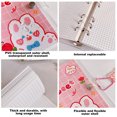 thumbnail image 3 of Mini Binder with Cash Envelope - Cute pattern binder wallet, Cash Organizer, Mini 6 ring binder, 3 of 6