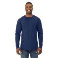 thumbnail image 1 of Fruit Of The Loom T-Shirt à Manches Longues Sofspun pour Hommes, 3TG, J Bleu Marine, 1 of 1