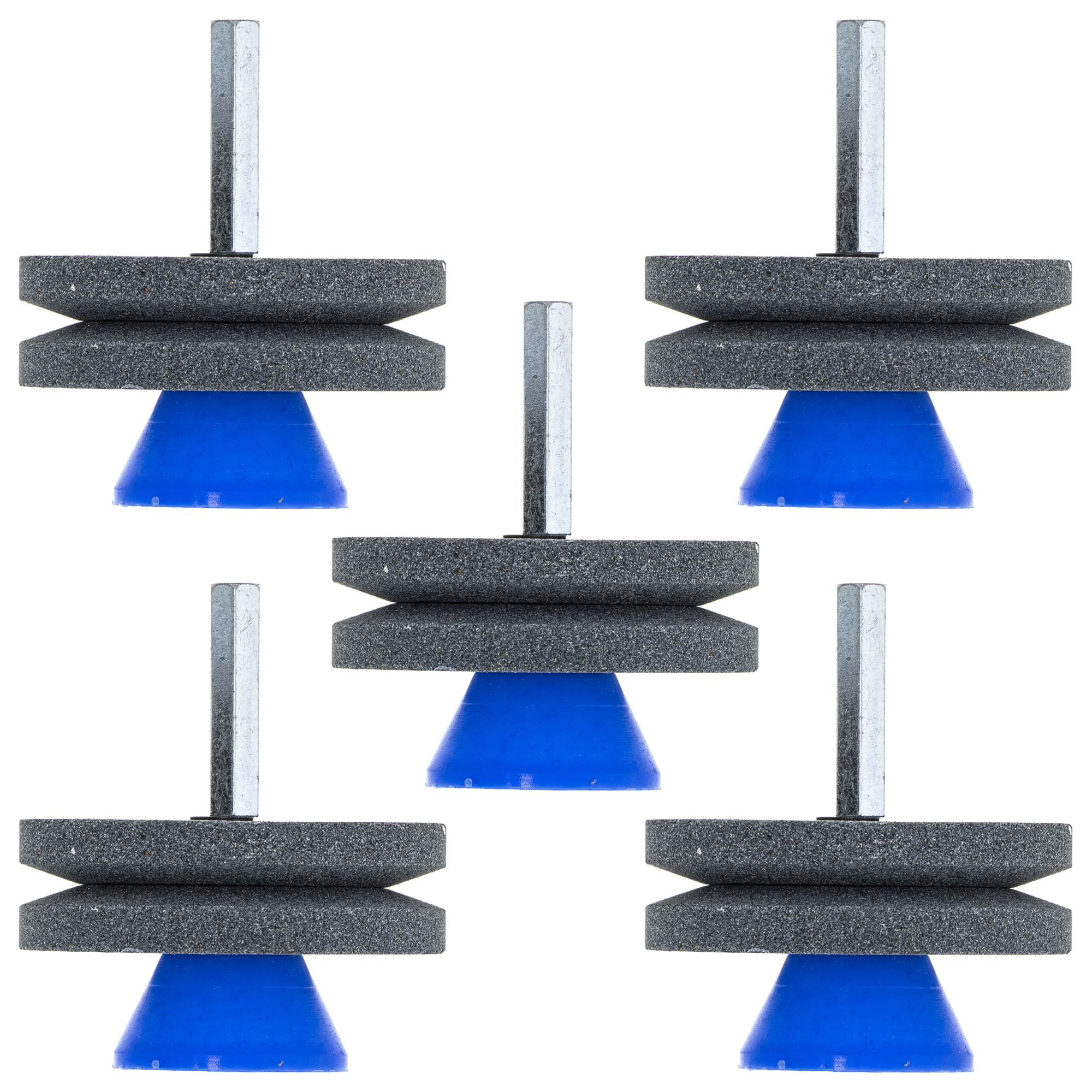8TEN Mower Blade Grinder Stone Wheel for Tractor Garden Tools Hand Drill Attachment 5 Pack 810-CBS2224K