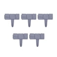 thumbnail image 2 of Unatoiry Garden Fence Cobblestone Border Lawn Edging DIY Prop Flower Decorations 5pcs 1Set, 2 of 6