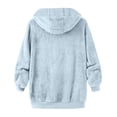 thumbnail image 4 of TIMIFIS Men's Heavyweight Fuzzy Jacket Zip Up Sweatshirt Coat Fashion Fleece Warm Jacket, 4 of 5