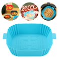 thumbnail image 1 of TIMIFIS Air Silicone Pots en pour Friteuse à, Panier en Silicone pour Friteuse à Air Chaud, Accessoires de Four pour Friteuses à Air Sûrs pour les Aliments, Remplacement du Papier Parchemin, Doublure Réutilisable en Silicone pour Friteuse à Air s'Adapte à la Friteuse à Air, 1 of 5