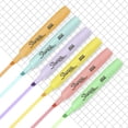 thumbnail image 4 of Sharpie Tank Highlighters, Mild Pastel Colours, Assorted, Chisel Tip, 6 Count, 4 of 6