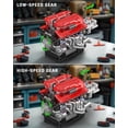 thumbnail image 5 of Mould King V12 Engine Model Kit That Runs, 863PCS STEM Building Set with Motorized Moving Pistons & Transmission, DIY Mechanical Engine Toy for Adults & Teens 14+, 5 of 5