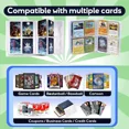 thumbnail image 5 of Trading Card Binder, 4-Pocket Album Book Holder, Fits for TCG Game 240 Cards-OPA1, 5 of 5