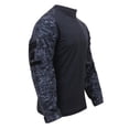 thumbnail image 1 of Rothco Military FR NYCO Combat Shirt - Midnight Digital Camo, Medium, 1 of 5