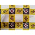 thumbnail image 4 of oneOone Cotton Cambric Fabric Check Ikat Print Fabric By The Yard 56 Inch Wide, 4 of 4