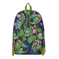thumbnail image 3 of Decorative Boho Paisley Backpack, Retro Floral Mandala Style School Daypack for Women with Ethnic Pattern, 3 of 3