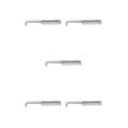 thumbnail image 2 of Youkk Stainless Steel Polished Horse Pony Grooming Tool Currycomb Comb Durable Style A 5Set, 2 of 6