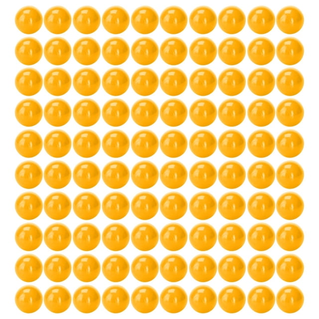 Orange Thick Plastic Inflatable Play Balls For Kids Ball Pit Sensory Toys 100 Pieces