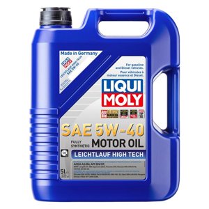 Liqui Moly  5 Liter Leichtlauf Low Friction 5W-40 High Tech Motor Oil