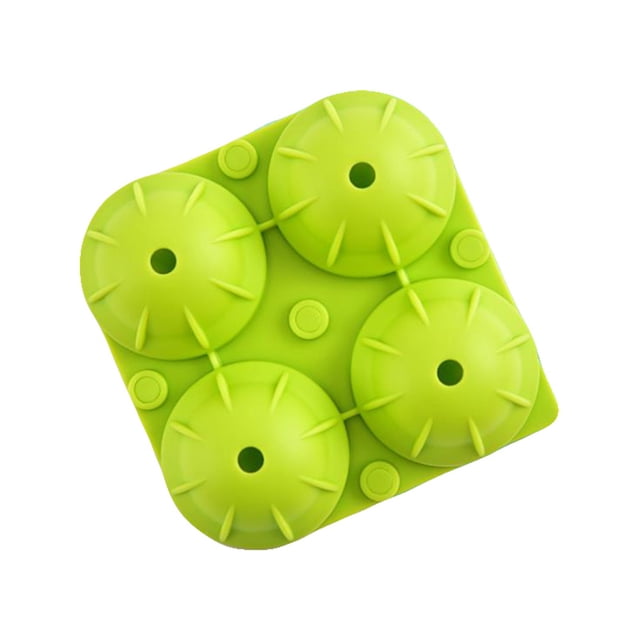 Dvkptbk Ice Cube Mold Ice 4-Hole Ice Tray Anti-Leakage Ice Making Mould Kitchen Gadgets