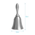 thumbnail image 2 of Appel Bell à Main Multifonctionnel Bell Instrument de Musique pour Maison École Église Restaurants, 2 of 7