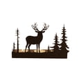 thumbnail image 2 of ZZkhGO Metal Iron Reindeer Candlestick, Christmas Tree Tabletop Decor, Illuminating Candle Holder for Home Fireplace, 2 of 6