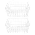thumbnail image 2 of Freezer Organizer Bins, Freezer Baskets Wide Application Neat Storage  Ventilation 2pcs Iron  for Fruits, 2 of 7