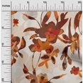 thumbnail image 2 of oneOone Cotton Cambric Orange Fabric Abstract Ink Texture Fabric For Sewing Printed Craft Fabric By The Yard 42 Inch Wide, 2 of 5