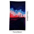 thumbnail image 3 of Up to 65% Off SMihono Microfiber Beach Towel Super Lightweight Colorful Bath Towel Sandproof Beach Blanket Multi-Purpose Towel For Travel Swimming Pool 30x60 Inch, 3 of 3