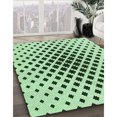 thumbnail image 3 of Ahgly Company Tapis Rectangulaire d'Intérieur Lavable en Machine Vert Menthe, 3 Pieds x 5 Pieds, 3 of 7