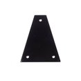 thumbnail image 2 of facefd Blank Aluminum Alloy Truss Rod Cover ACCS for Import Jackson Guitar - Black, 2 of 7