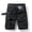 Black, variant on cllios Mens Cotton Casual Cargo Shorts Lightweight Elastic Waist Work Shorts Outdoor Work Shorts Straight Leg Hiking Shorts with Multi Pockets