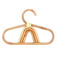 thumbnail image 1 of Kids Hanger Rainbow Moon Sun Design Non-Slip Rattan Scarf Garments Hanging Rack for Closet, 1 of 8