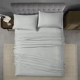 thumbnail image 3 of Swift Home Basic 3-Piece Twin Size Sheet Set, Ultra Soft, Deep Pocket, Easy Care Bedding Set, Light Gray, 3 of 7