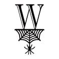 thumbnail image 4 of Spider Halloween Decoration Hang Tag Set with 26 Iron Letters 5.3 cm x 9 cm, Black Rope Included, 4 of 4