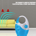 thumbnail image 4 of Radio de Douche Étanche, Haut-Parleur Bouton AM FM à Volume Réglable pour Douche, Haut-Parleurs de Douche de Salle de Bain Radio Sans Fil avec Poignée Supérieure Bleu, 4 of 8