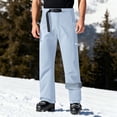 thumbnail image 1 of Cameland Unisexe Décontracté à la Mode Uni Patchwork Fermeture Éclair Multiples Poches Pantalon de Ski, 1 of 9