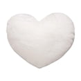 thumbnail image 2 of Faux Rabbit Fur Heart Pillow | Plush Throw Cushion for Couch, Bed, or Sofa | Adorable Decorative Accent for Home, Living Room, or Bedroom | Soft Support for Back, Neck, or Lap, 2 of 6