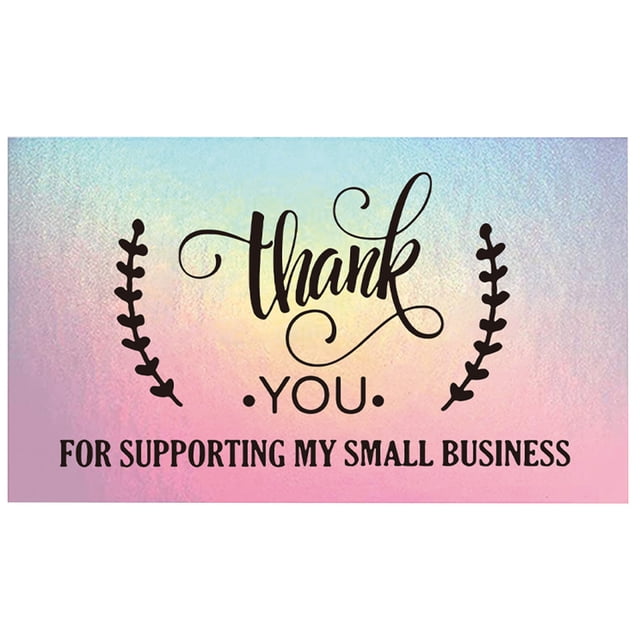 Heliisoer 50 Pieces / Bag 5x9cm Holiday Congratulations Thank You Card
