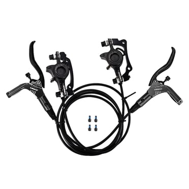 Ensemble de Freins à Disque Hydrauliques pour Vélo en Alliage d'Aluminium 800/1400 mm avant Arrière Rotors 160 mm avant L Arrière