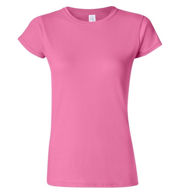 Gildan T-Shirt à Manches Courtes Style Doux pour Femmes
