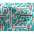 thumbnail image 4 of oneOone Viscose Chiffon Fabric Triangle & Line Geometric Printed Fabric 1 Yard 42 Inch Wide, 4 of 4