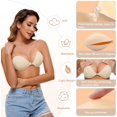 thumbnail image 2 of LAICAIW Sticky Bra, Self Adhesive Bra, Invisible Strapless Reusable Silicone Bra, Sticky Push Up Backless Bras for Women, 2 of 6