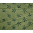 thumbnail image 4 of oneOone Polyester Lycra Fabric Floral Block Print Sewing Fabric BTY 56 Inch Wide, 4 of 4
