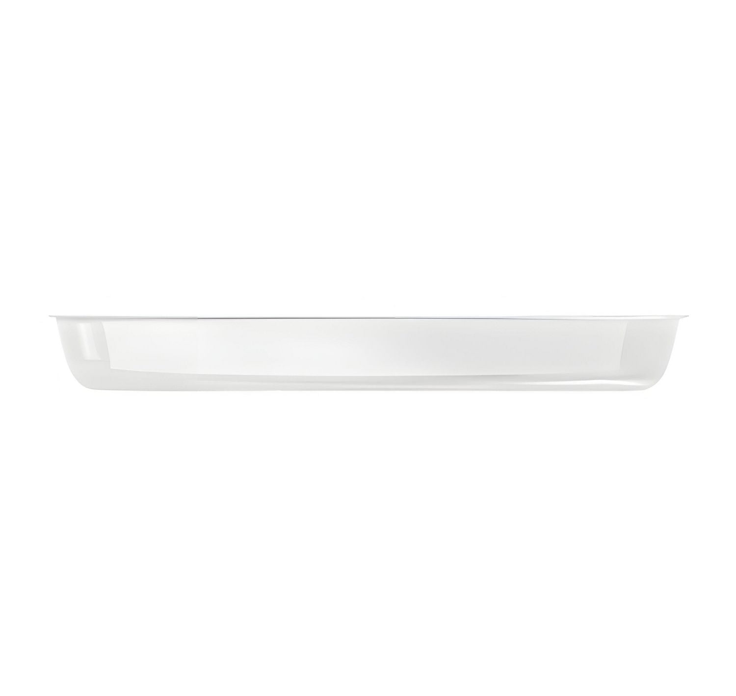 Soucoupe transparente légère MAINSTAYS de 25 cm (10 pouces) - Pièce unique - Plateau rond en plastique, idéal pour une utilisation à l'intérieur