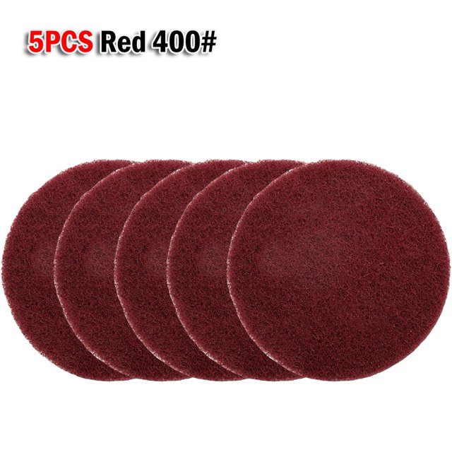 MYG 5pcs Cleaning Cloth Scrub Pad Industrial Scouring Pads Nylon Polishing Pad 4Inch