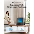 thumbnail image 2 of DREO Home 1.0 Gal Cool Mist Humidifier with Digital Display, Black,with Diffuser and Nightlight, 32 Hour Long Runtime for Home, 2 of 10