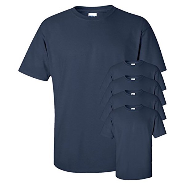Gildan T-Shirt Ultra Coton pour Hommes - 2000 (Lot de 5)