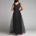 thumbnail image 4 of TIMIFIS Robe Longue Formelle d'Été pour Femme à Épaules Dénudées Sans Manches Froncée Moulante Invitée de Mariage Fendue Soirée Boîte de Nuit Robe Maxi Printemps, 4 of 6
