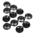 thumbnail image 4 of 12PCS Black Trekking Pole Round Snow Ski Mud Basket Hiking Walking Stick Replacement Accessory, 4 of 9